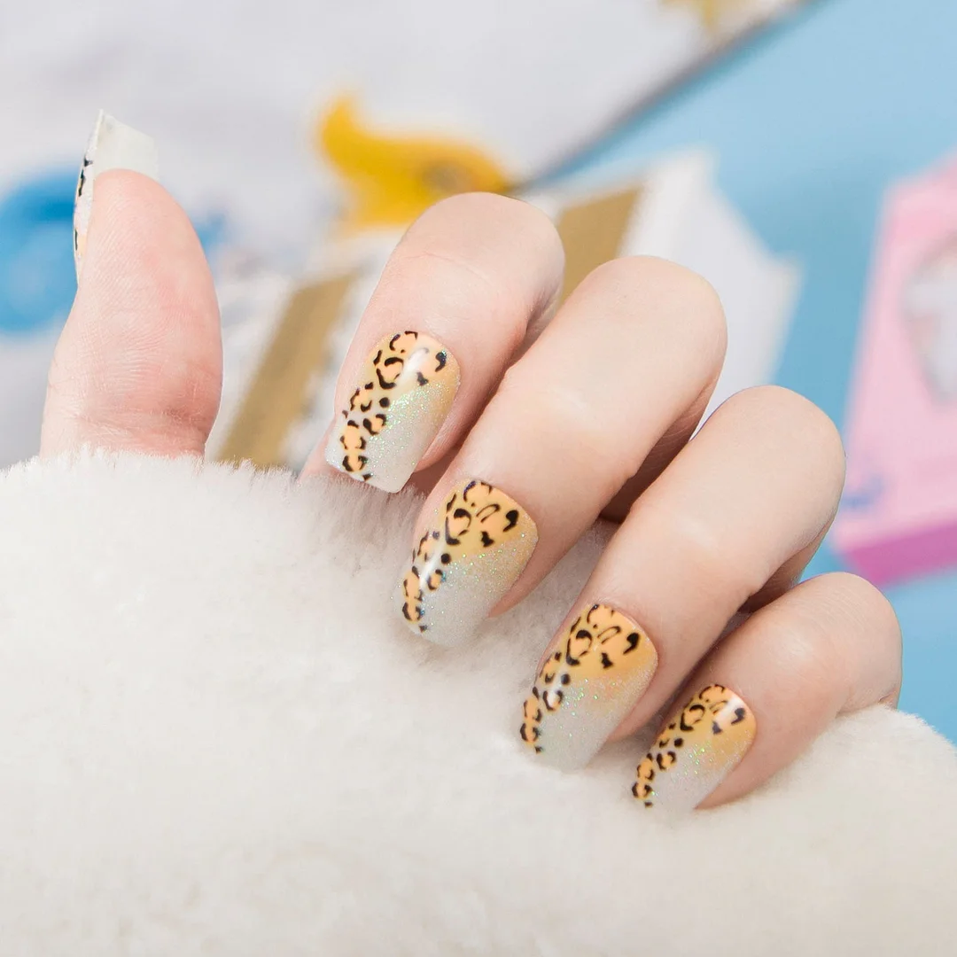 24pcs/set Fashion Acrylic Full Cover Fake Nails 10 Sizes Press on Nails Designs French False Nail Art Tips 278 Fingernail Tips-Nail Inspo