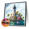 Diamond Painting-DIY Full Round Drill Lighthouse