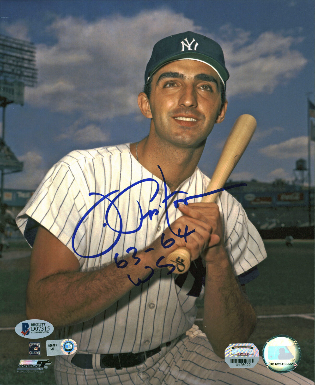 Yankees Joe Pepitone 63-64 WS