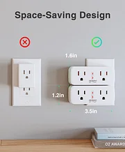 Gosund WP2-4W 10 Amp Smart Plug Outlet