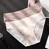 Men's Low Waist Breathable Lace Ultra-Thin Transparent Sexy U-Convex Briefs