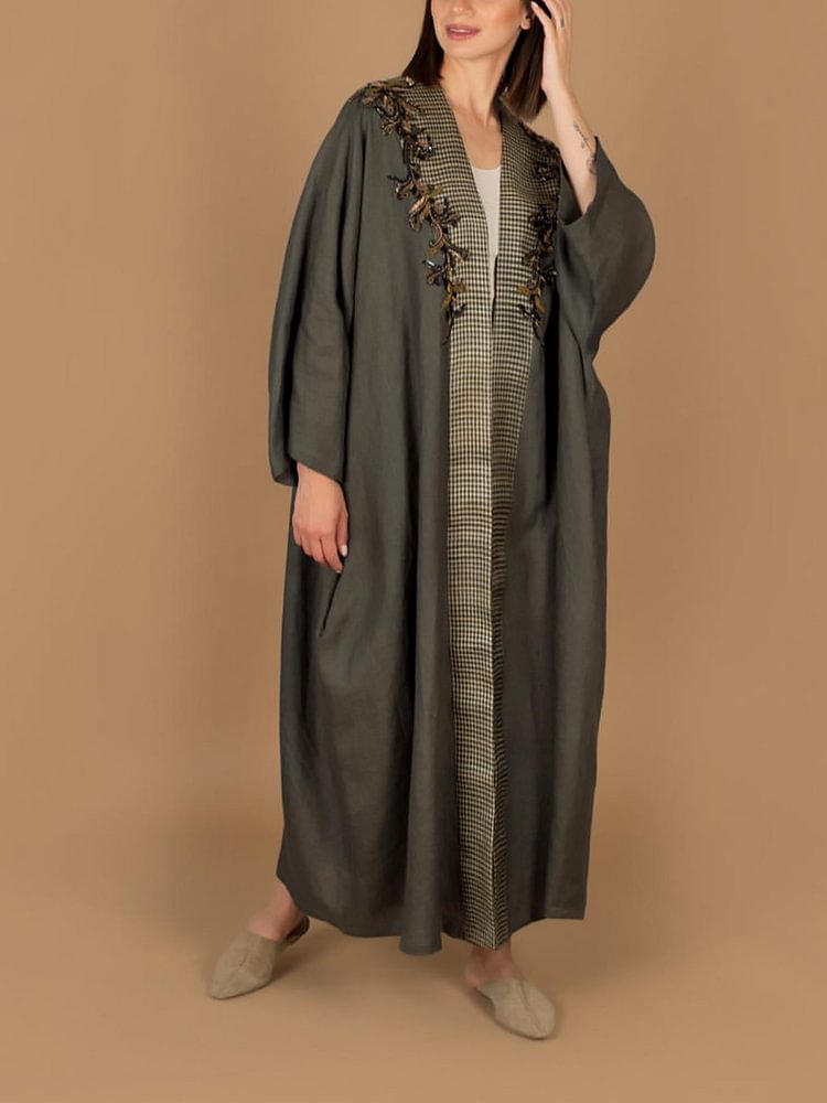 Ramadan baggy long-sleeved abaya