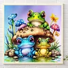 Diamond Painting-Square AB Drill Frog(45*45CM)
