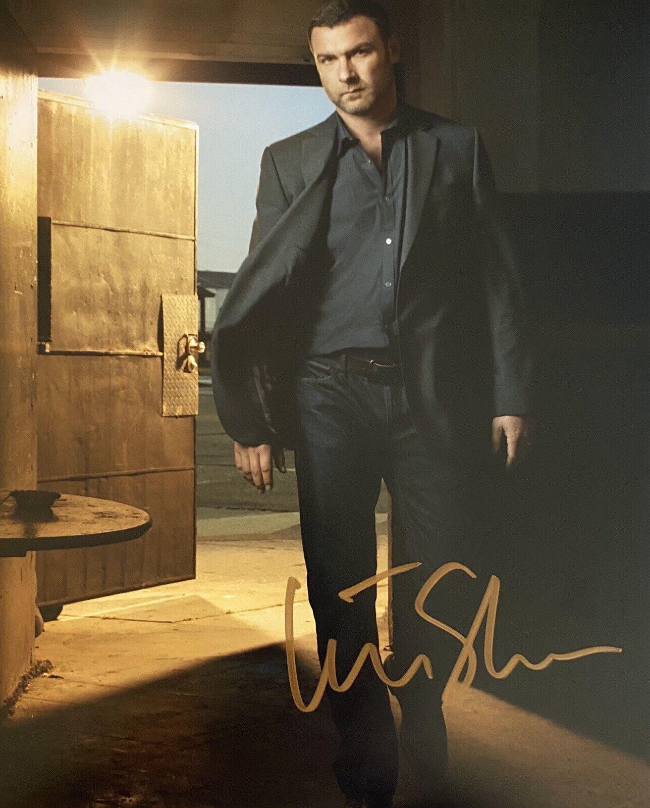 Liev Schreiber Autograph Signed 8x10 Color Photo Poster painting Ray Donovan