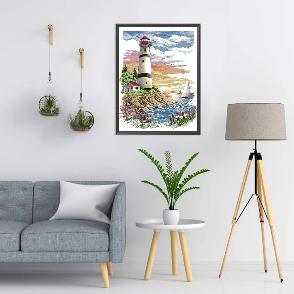 11ct Counted Cross Stitch - Lighthouse(40*50cm)