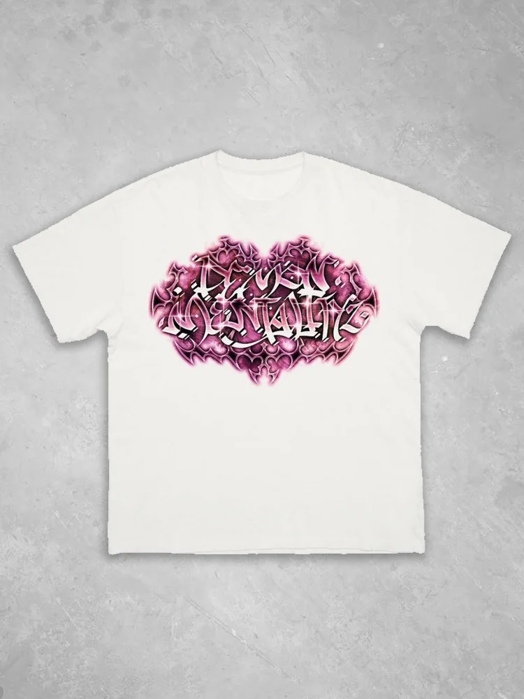 Metal Graffiti Logo T-shirt (pink)