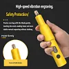 Small Fully Automatic Chisel Woodworker Bonsai Root Carving Lithium Battery Handheld Carving Machine Set