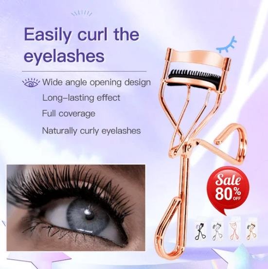 Advantageouse 2022 New Eyelash curler with brush Makeup Tools