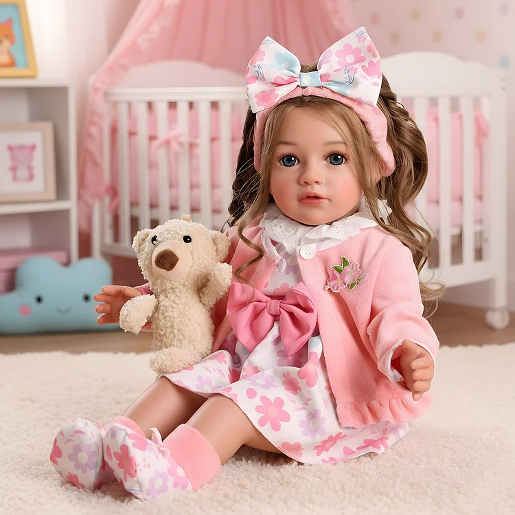 Babeside Quiet Reborn Baby Celina 20''  Toddler Girl Best Gift for Kids