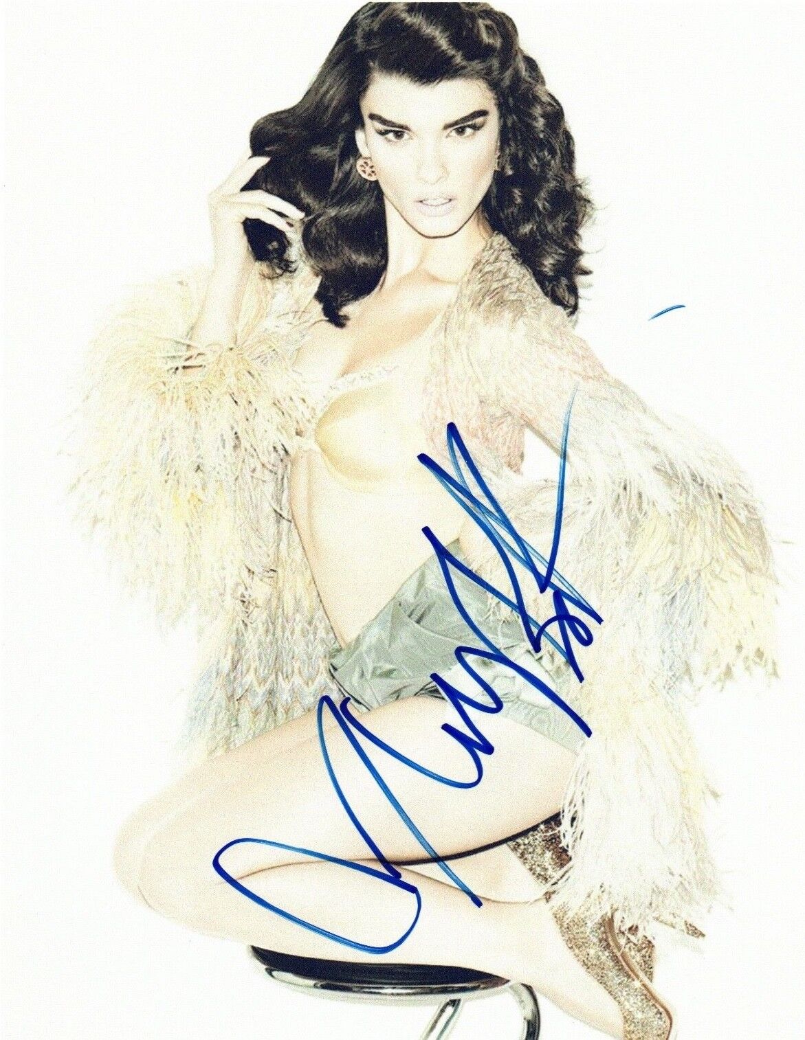 Crystal Renn Signed Autographed 8x10 Photo Poster painting Hot Sexy Fashion Model COA VD