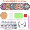 10pcs/set DIY Special Shape Diamond Painting Coasters Kits ( Mandala )