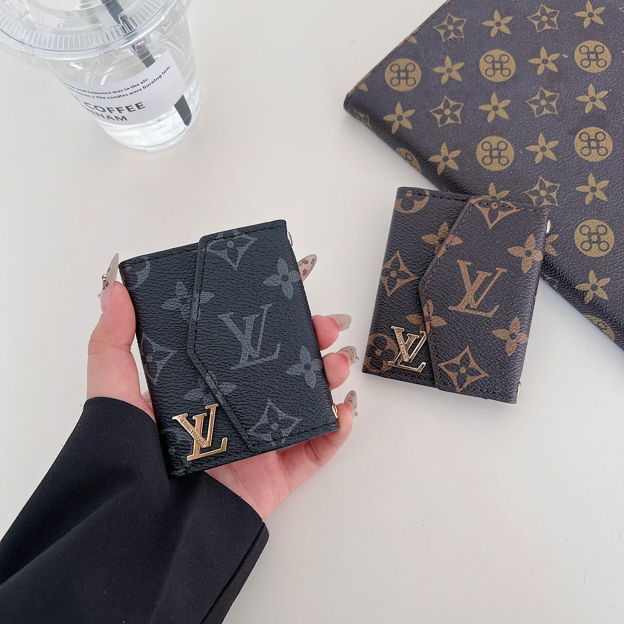LV Canvas Monogram Accordion Gucci Ophidia GG Cardholder Wallet