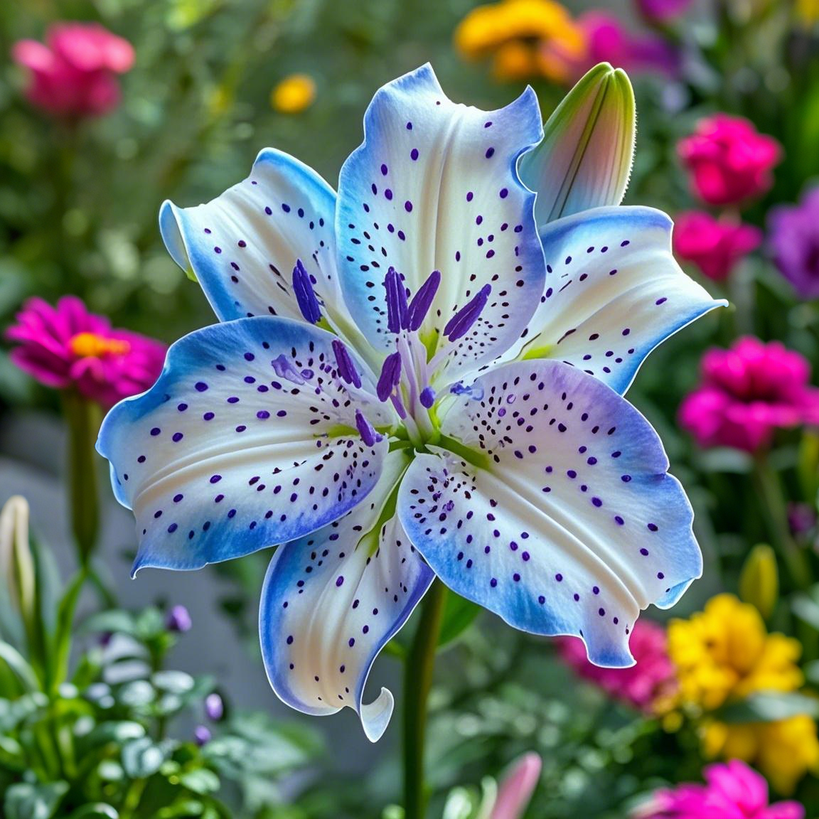 Blue Spots Lily-Rare Exquisite Lily Bulbs 🌸