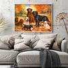 Labrador Dogs - 11CT Stamped Cross Stitch 50*40cm/19.69*15.75in