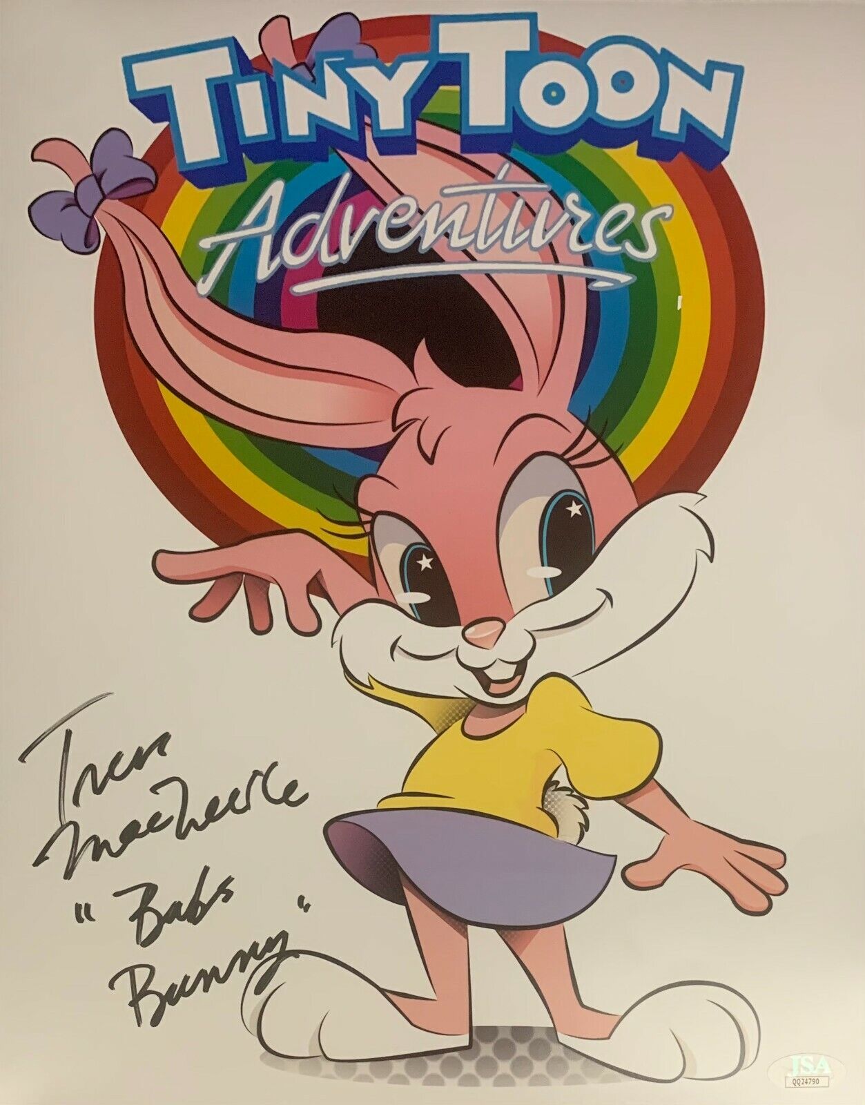 Tress MacNeille autograph signed inscribed 11x14 Photo Poster painting JSA Tiny Toon Babs Bunny