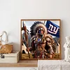 Indians nfl new york giants-round drill diamond painting-40*40cm