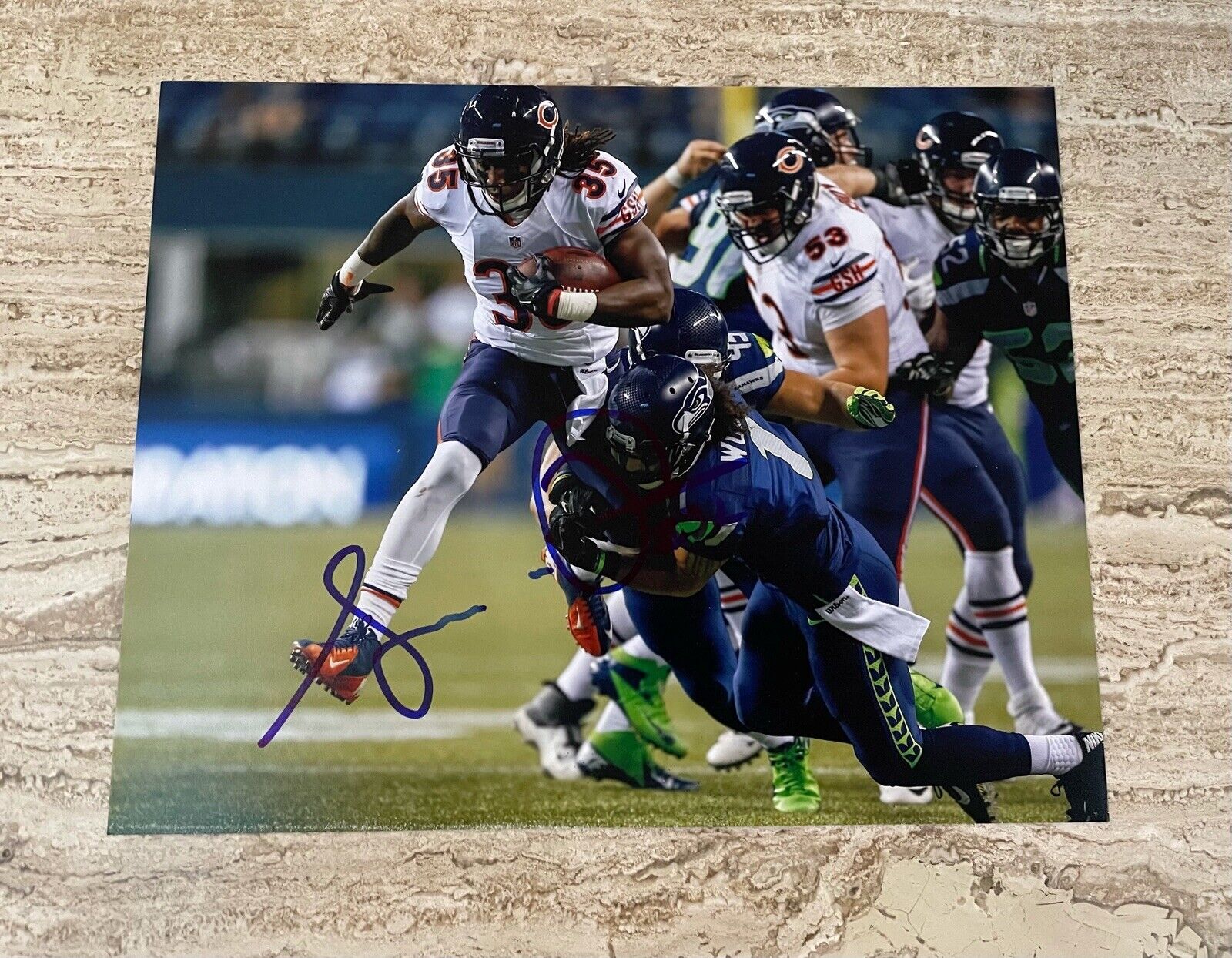 Senorise Perry Chicago Bears Autographed Signed 8X10 Photo Poster painting W/COA