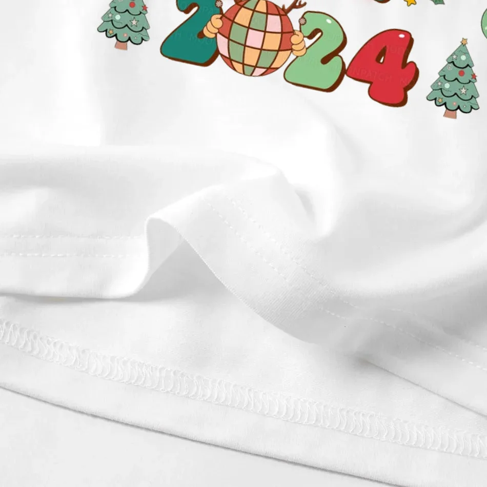 "Making Memories Together Christmas Crew 2024" Printed Green and Black Plaid Christmas Family Pajamas