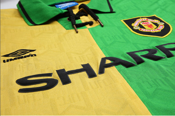 Retro 92/94 Manchester United third away Football T-Shirt