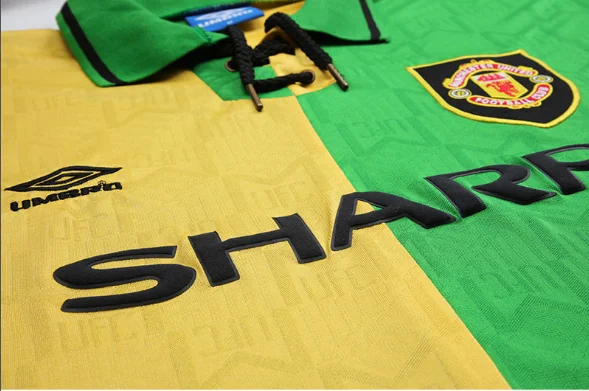 Retro 92/94 Manchester United third away Football T-Shirt