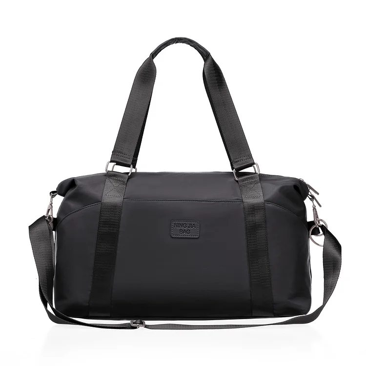 Nylon Fitness Shoulder Bag Splash-proof Unisex Fitness Handbag for Work Vacation-Annaletters