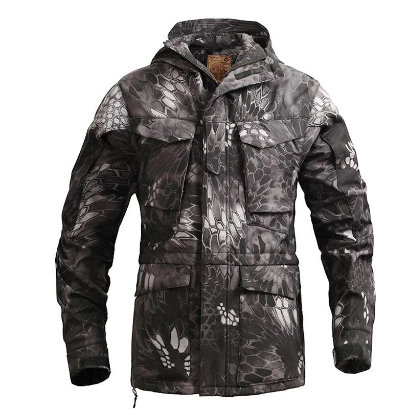 Men's outdoor soft shell plus velvet jacket / [viawink] /