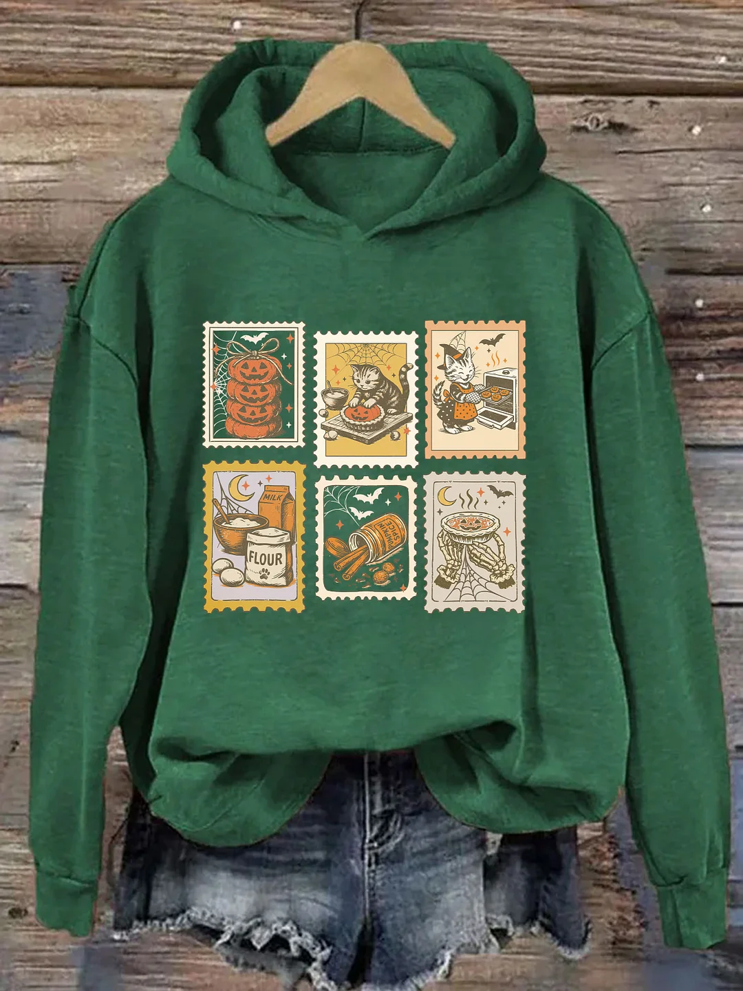 Spooky Cat Halloween Hoodie