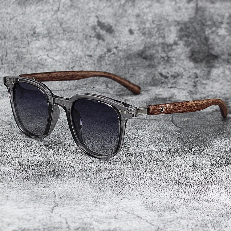 YOOSKE 2023 Vintage Wood Grain Sunglasses for Men Women Retro Sun Glasses Outdoor UV protection Goggles UV400