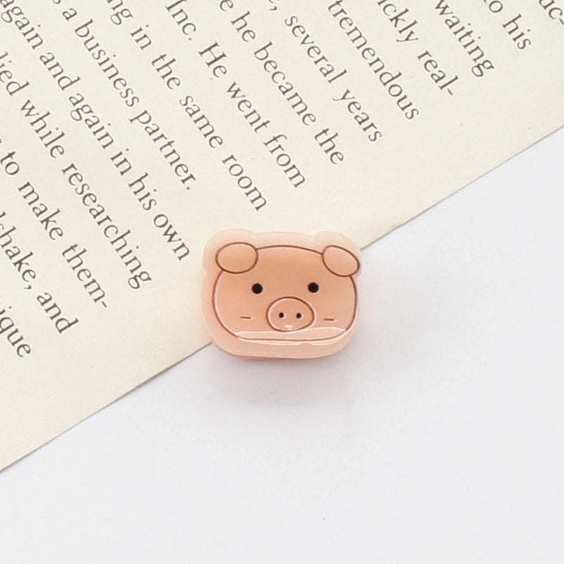 Cute Rabbit Bear Flower Arylic Hair Clip 1 Piece