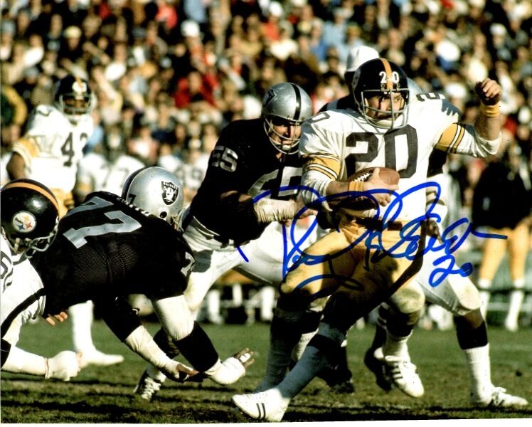 Signed 8x10 ROCKY BLEIER PITTSBURGH STEELERS Autographed Photo Poster painting - w/COA