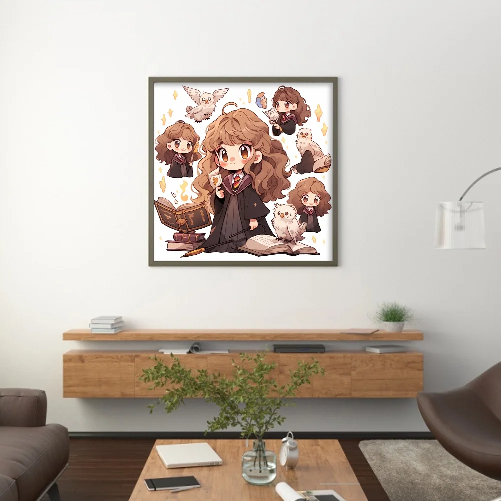 Diamond Painting - Full Round Drill - Hermione Granger(Canvas|40*40cm)