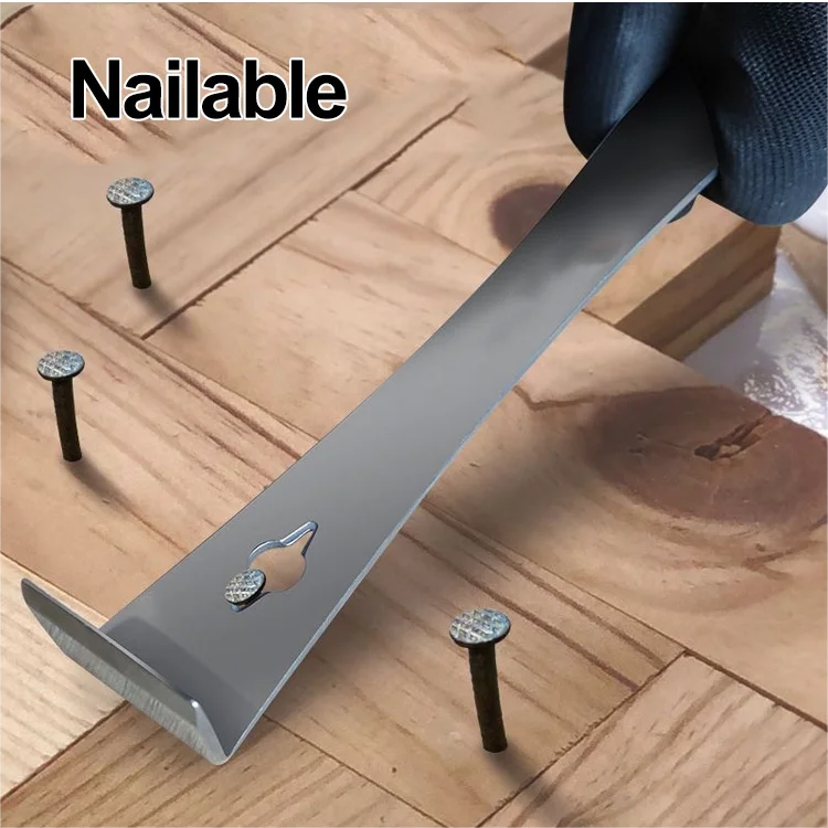 Stainless Steel Multifunctional Woodworking Crowbar Flat Blade Scraper