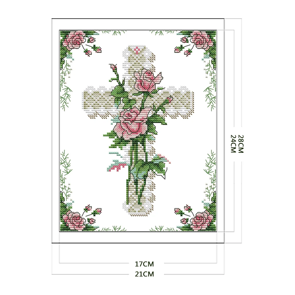 14ct Stamped Cross Stitch - Religious(21*28cm)