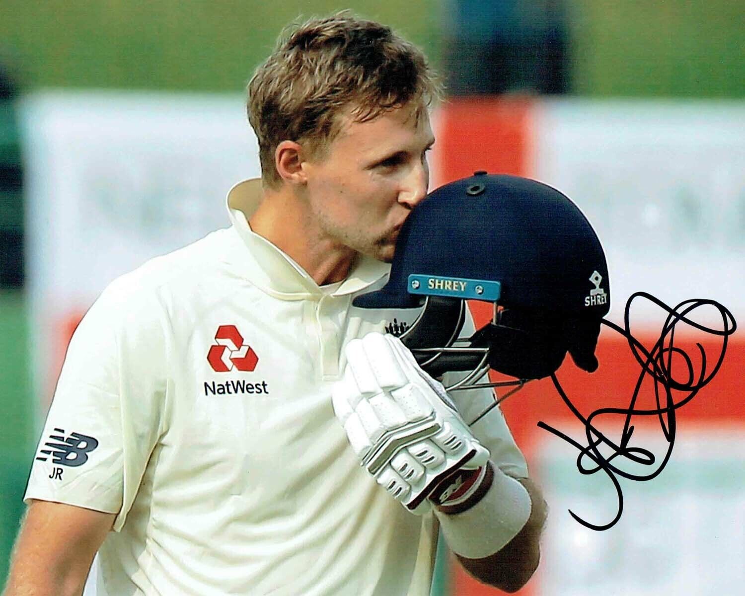 Joe ROOT Signed Autograph 10x8 England Yorkshire Cricket Photo Poster painting 2 AFTAL COA