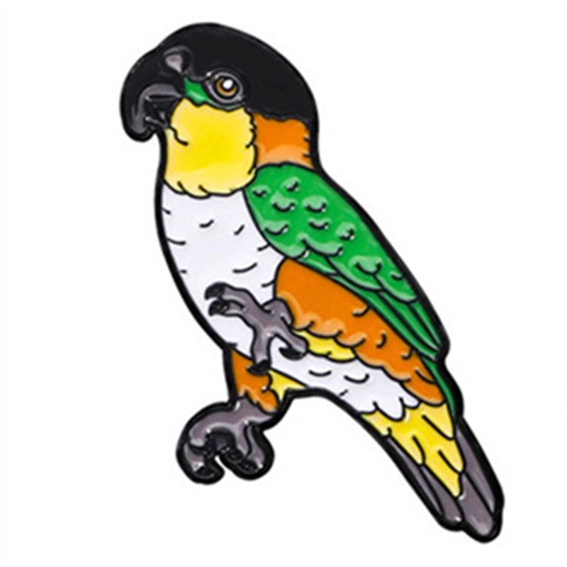 Casual Cartoon Style Cute Crow Animal Parrot Alloy Unisex Brooches