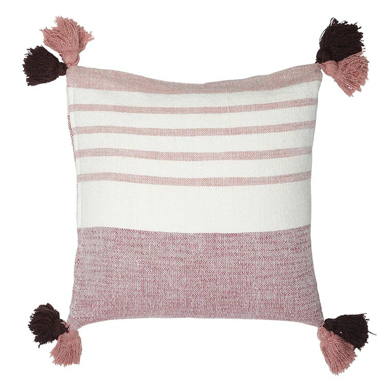 Brighton Hand Woven Striped Square 50x50cm Cushion Cover