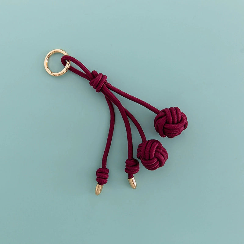 Nylon Solid Color Bag Charms
