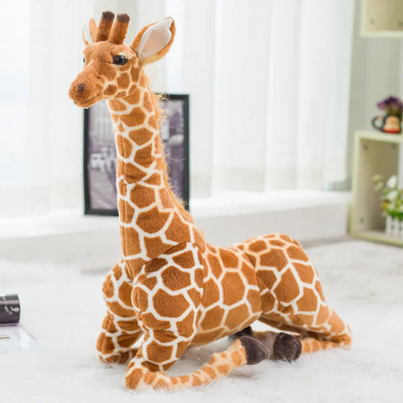 Cuteeeshop Giant Giraffe Plush Series Stuffed Giraffe Toy with Bendable Knees Plush Toy