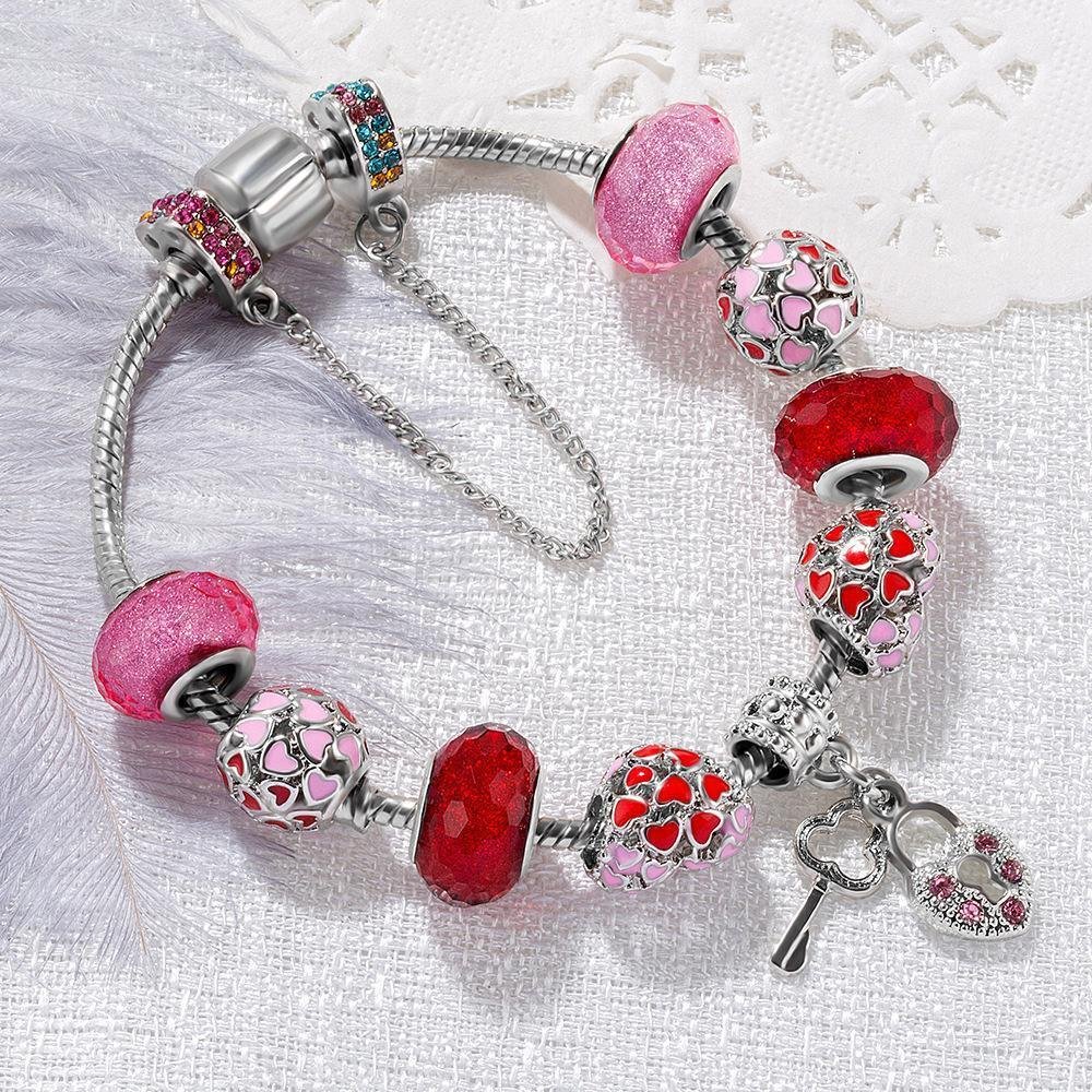 Color bead women fashion bracelet