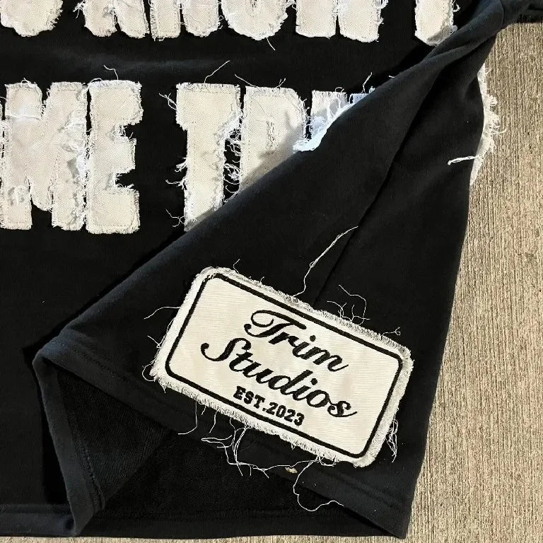 Aonga Retro Patchwork Letter T Shirt Y2K Clothes Mens Womens Harajuku Hip Hop Letter Oversized TShirt Casual Cotton Short Sleeve Tops aonga