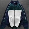 Street Casual Color-blocked Jacket by Inlyline