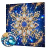 DIY Special Shape Diamond Painting Pearl Art With Inner Frame Kit 25x25cm(Snowflake)