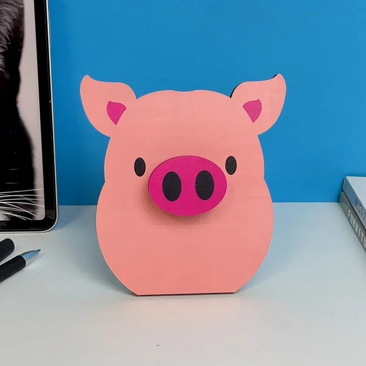 Pink Pig Snout Eyeglass Holder