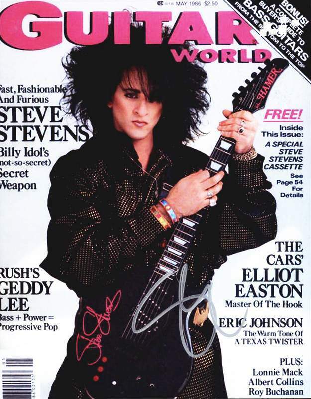 Steve Stevens authentic signed rock 8x10 Photo Poster painting W/Certificate Autographed (A0011)