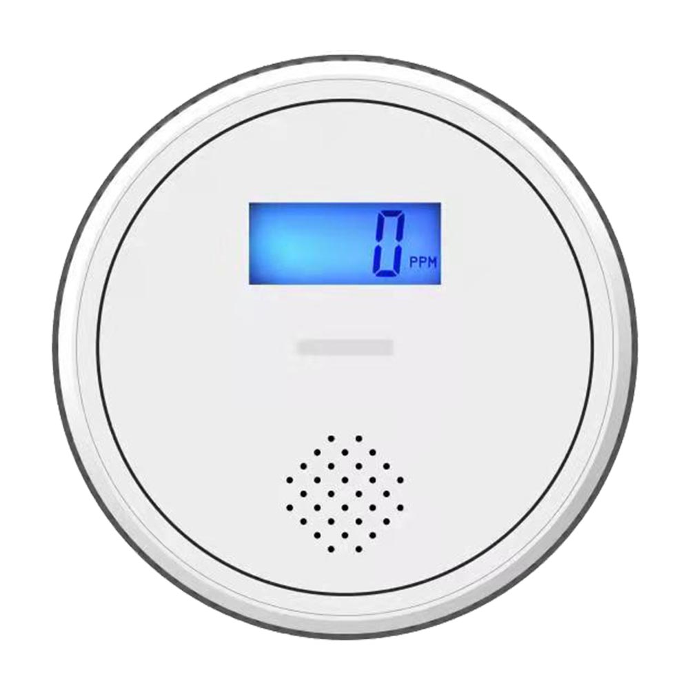 

LCD Display Sensitive CO Smoke Detector Alarm with LED Light Sound Warning, 501 Original