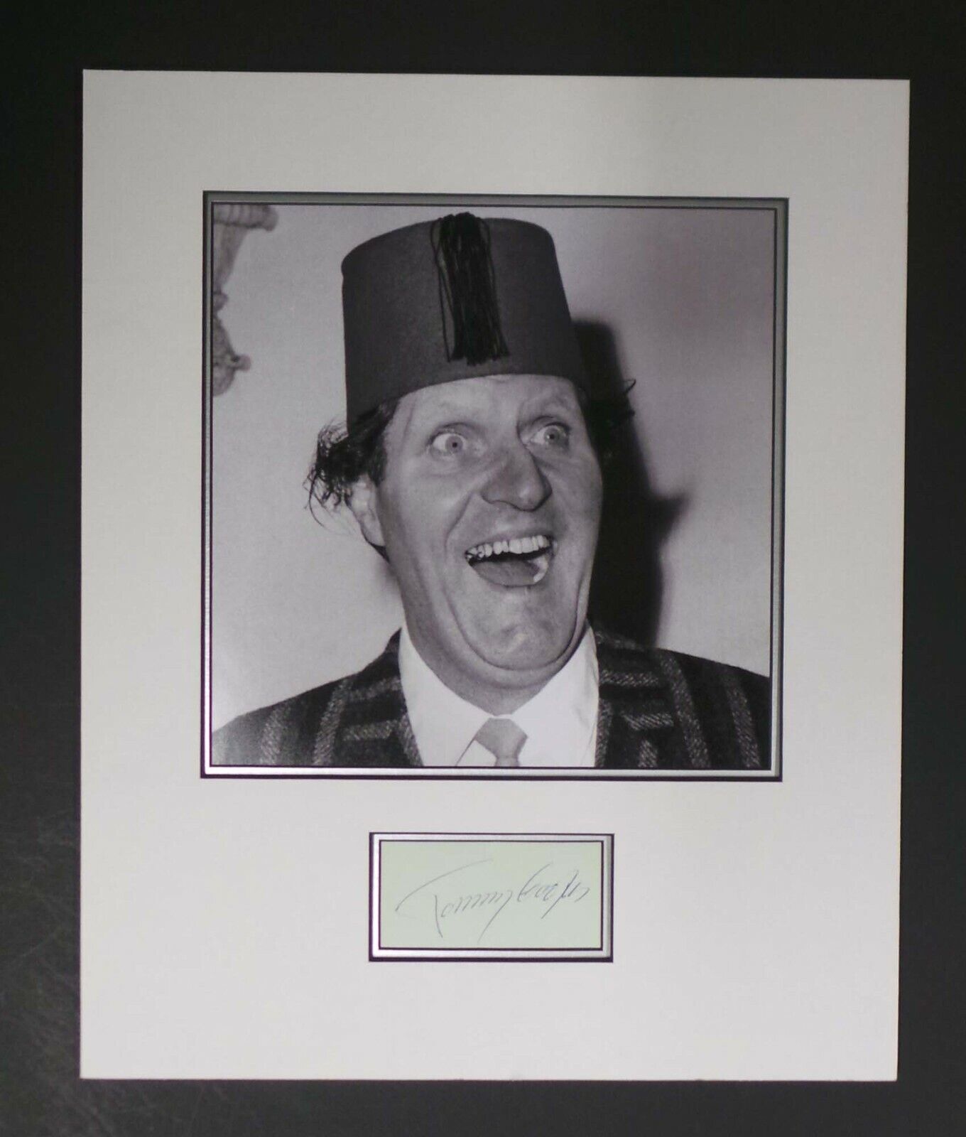 Tommy COOPER Signed & Mounted Comedy Legend Photo Poster painting Display AFTAL RD COA