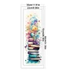 (Big Size) Stack Of Books With Flowers - 11CT Stamped Cross Stitch 30*80cm/11.81*31.5in