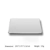 Desktop Aluminum Alloy Metal Mouse Pad Double-Sided Aluminum Anti-Slip Pad Desk Pad Suitable for Gaming and Office