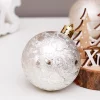 30PCS Christmas Tree 6CM Champagne Hanging Decor Balls