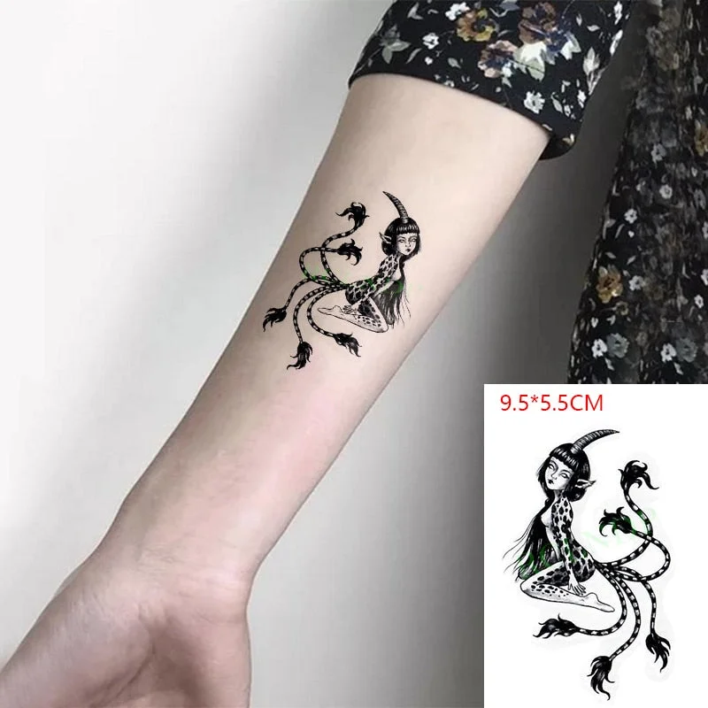 Waterproof Temporary Tattoo Sticker Lion King Crown Cross Heart Pattern Fake Tatto Flash Tatoo Small Body Art for Kids Women Men